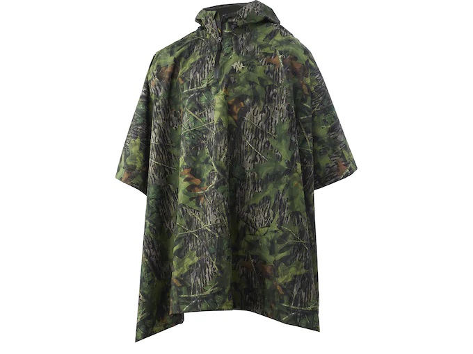 Nomad Poncho Polyester Mossy Oak Shadow Leaf - Nomad