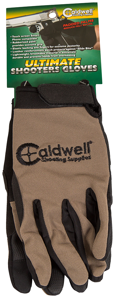 Caldwell Ultimate Polyester/Spandex Shooter Gloves, Large/X-Large, Tan - 1071005 - Caldwell