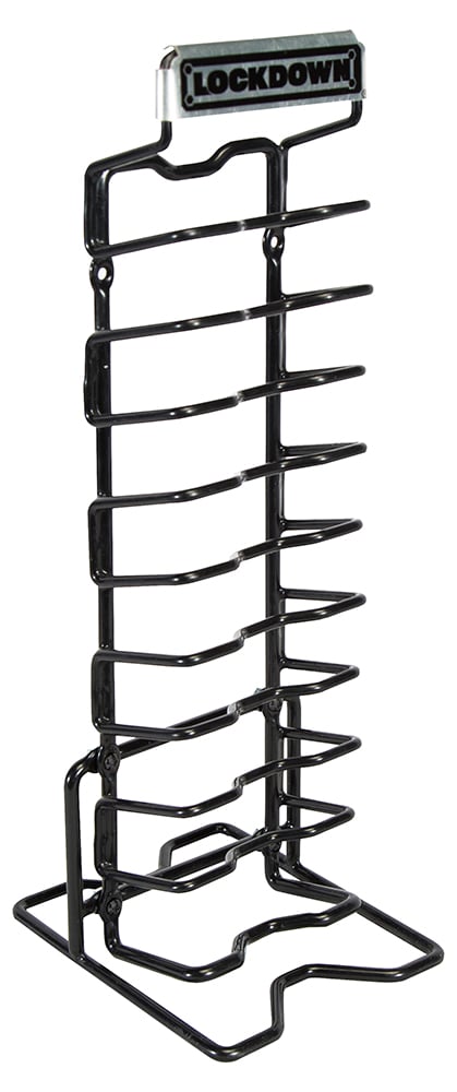 Lockdown Magazine Rack, Black - 222972 - Lockdown