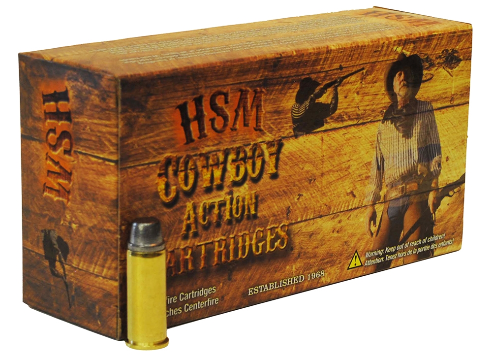 HSM 38-55 Winchester 240gr RNFP Ammunition New Manufactured Cowboy Action 20rds - HSM-38-55-1-N - Hsm Ammunition
