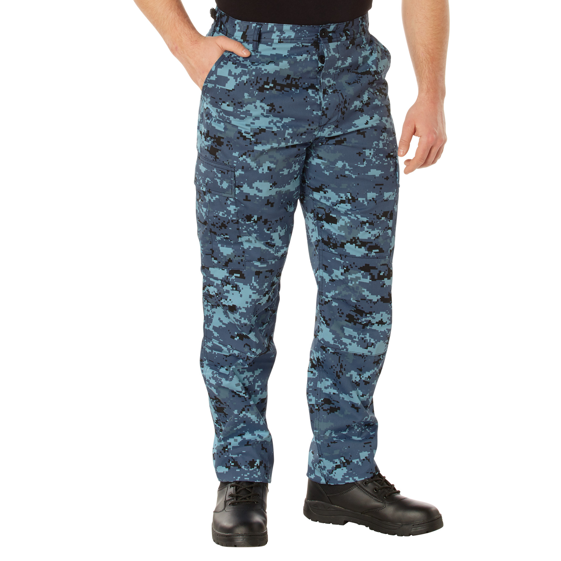 Rothco Rothco Digital Camo Tactical Bdu Pants - Sky Blue Digital Camo, Medium