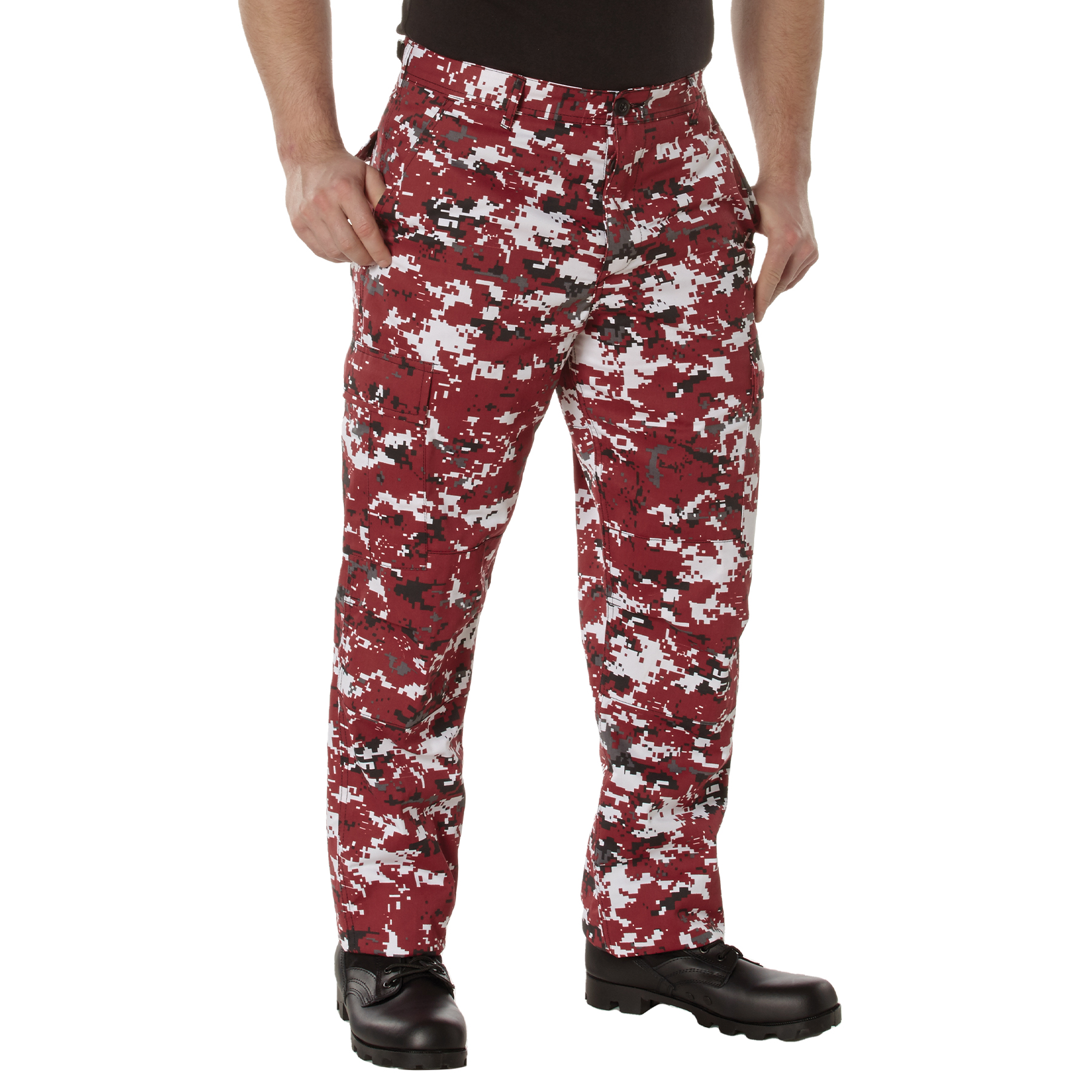 Rothco Rothco Digital Camo Tactical Bdu Pants - Red Digital Camo, Small