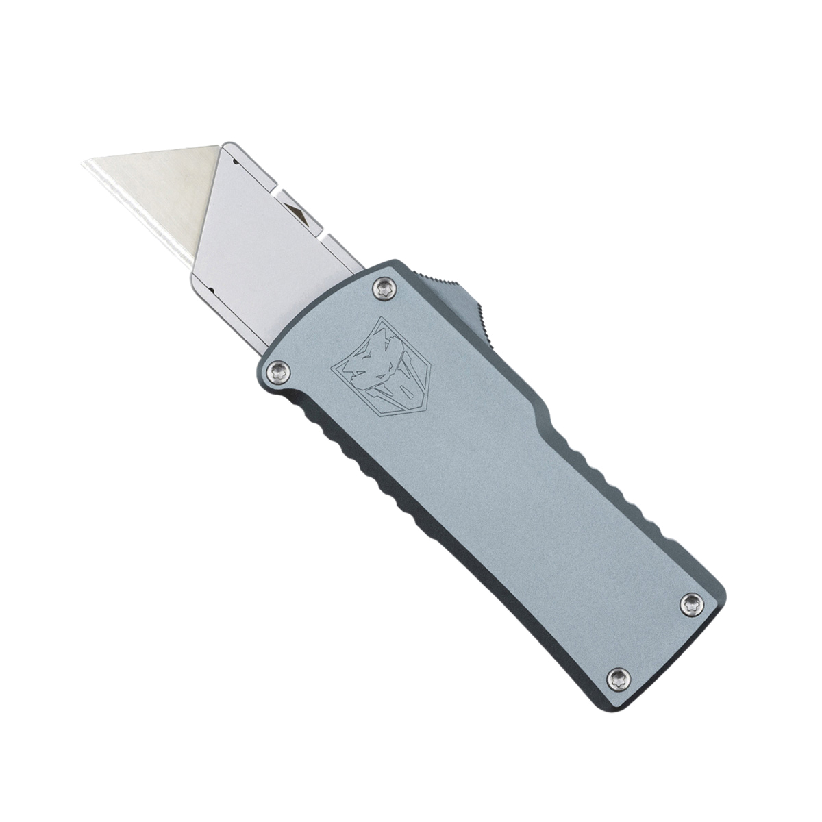 CobraTec Knives Utility Folding/OTF Knife Gray - Versatile OTF Design, Ideal for Utility and Everyday Tasks - CTOTFUTGRY - Cobratec Knives Llc