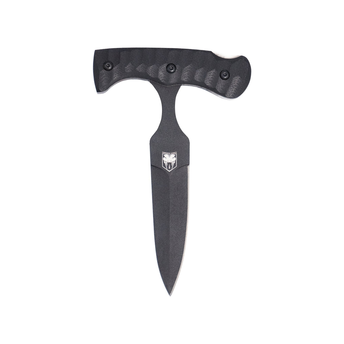 CobraTec Knives Folding Knife Dagger Black - Sleek Handle, Smooth Folding Mechanism, Ideal for Self-Defense and EDC - FG10PD - Cobra Tec Knives Llc