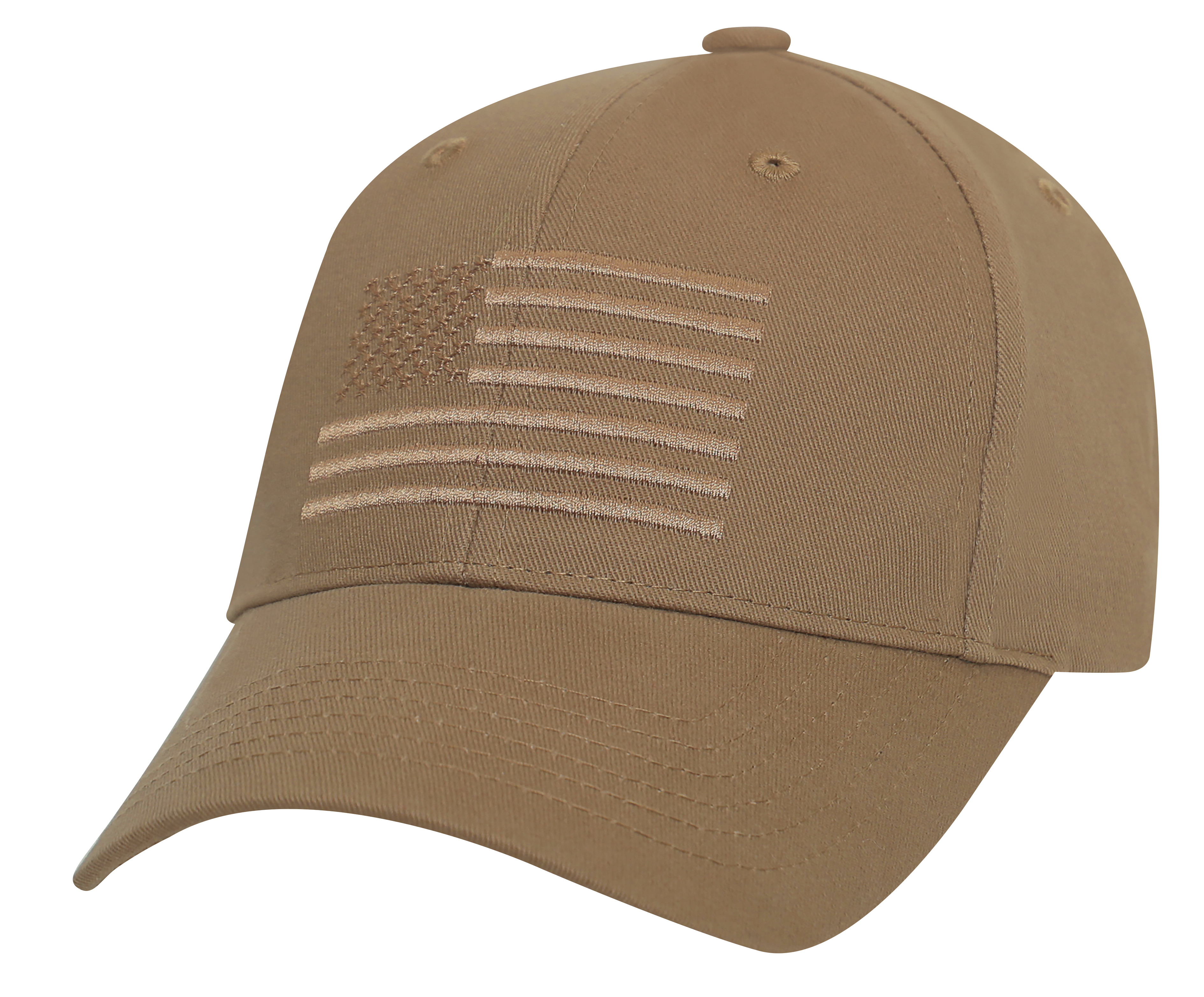 Rothco Rothco U.S. Flag Low Profile Cap - Coyote Brown