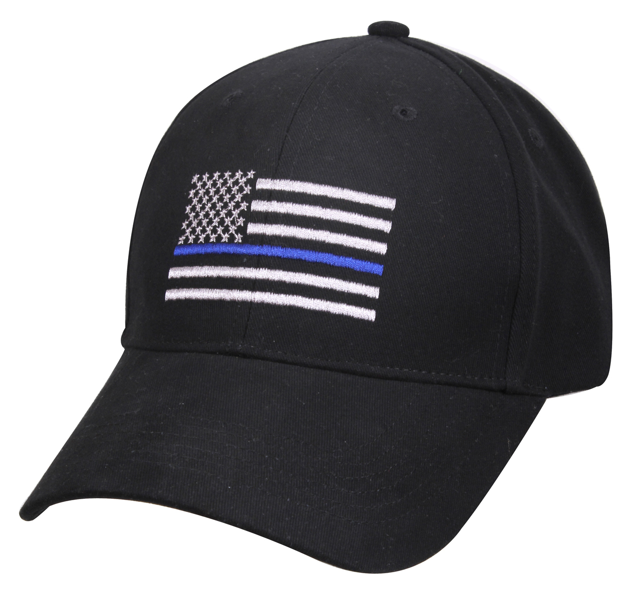 Rothco Rothco Thin Blue Line Flag Low Profile Cap - Black