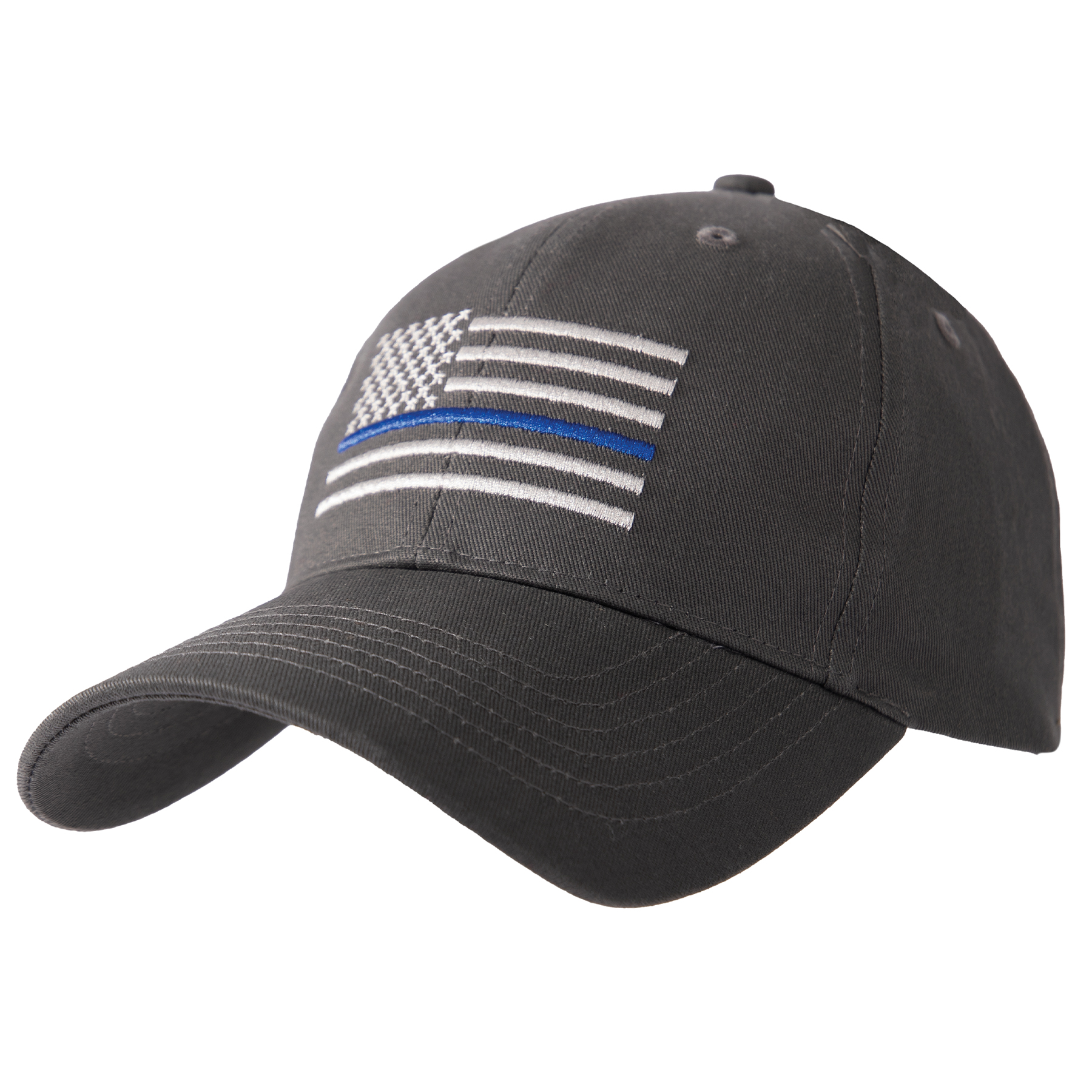 Rothco Rothco Thin Blue Line Flag Low Profile Cap - Grey