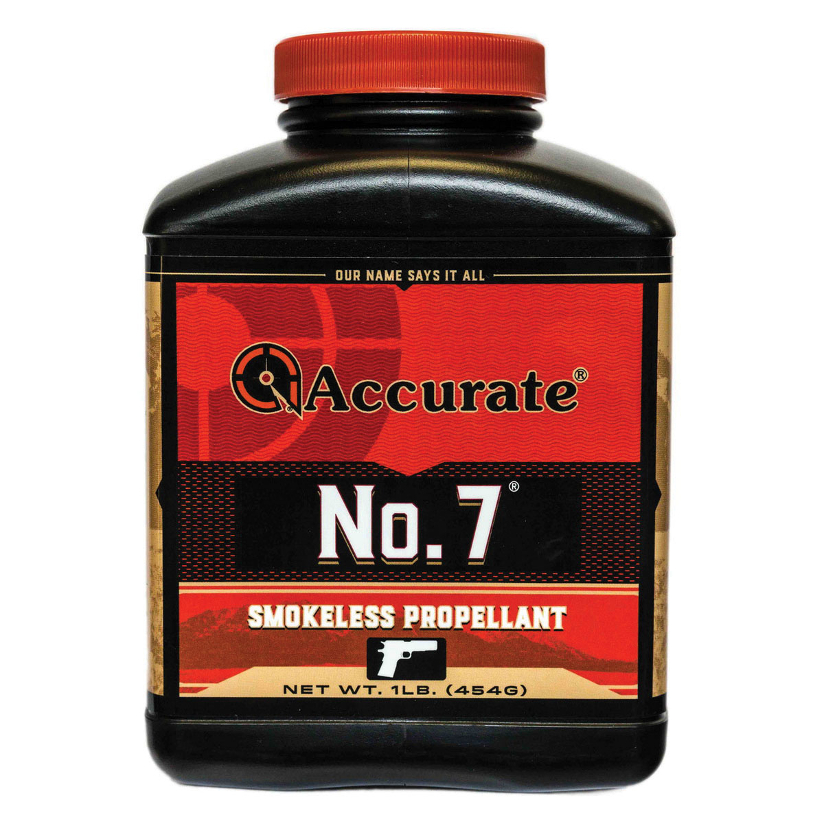 Accurate Powder Accurate Powder No. 7 .357 Sig/.38 Super/.40 S&W Smokeless Pistol Powder, 1 lb