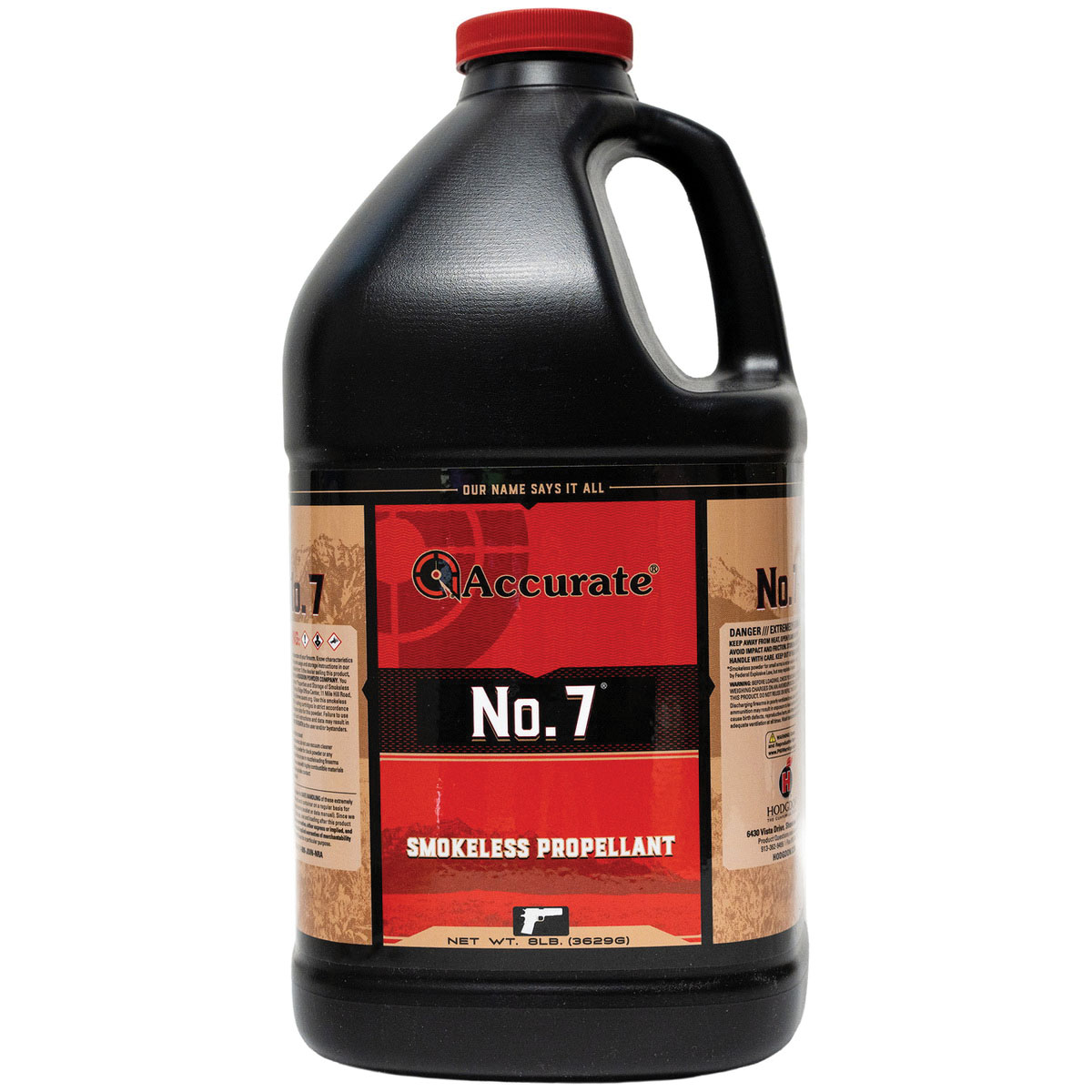 Accurate Powder Accurate Powder No. 7 .357 Sig/.38 Super/.40 S&W Smokeless Pistol Powder, 8 lb