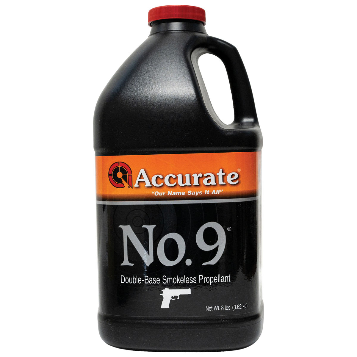 Accurate Powder Accurate Powder No. 9 .357 Sig/.41 Rem Mag/.44 Rem Mag/10mm/.500 S&W Smokeless Pistol Powder, 8 lb