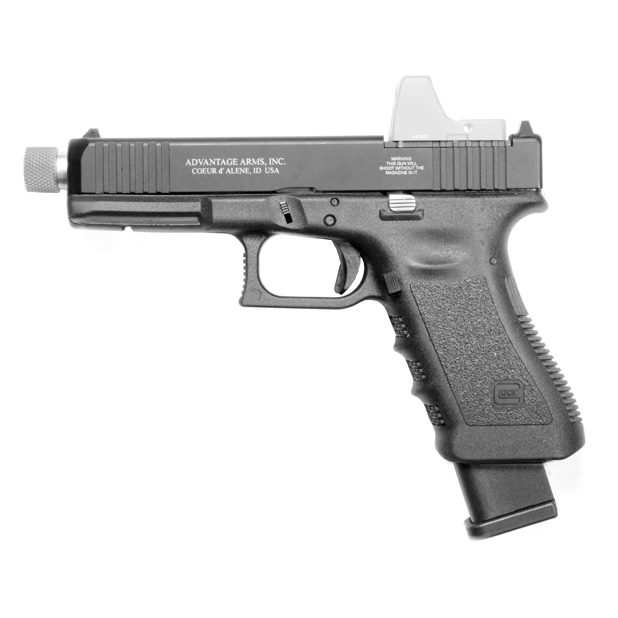 Advanced Armament .22LR Optics Ready Conversion Kit, 4.49" Barrel, for Glock 17,22 - AAC1722G4MOD - Advanced Armament