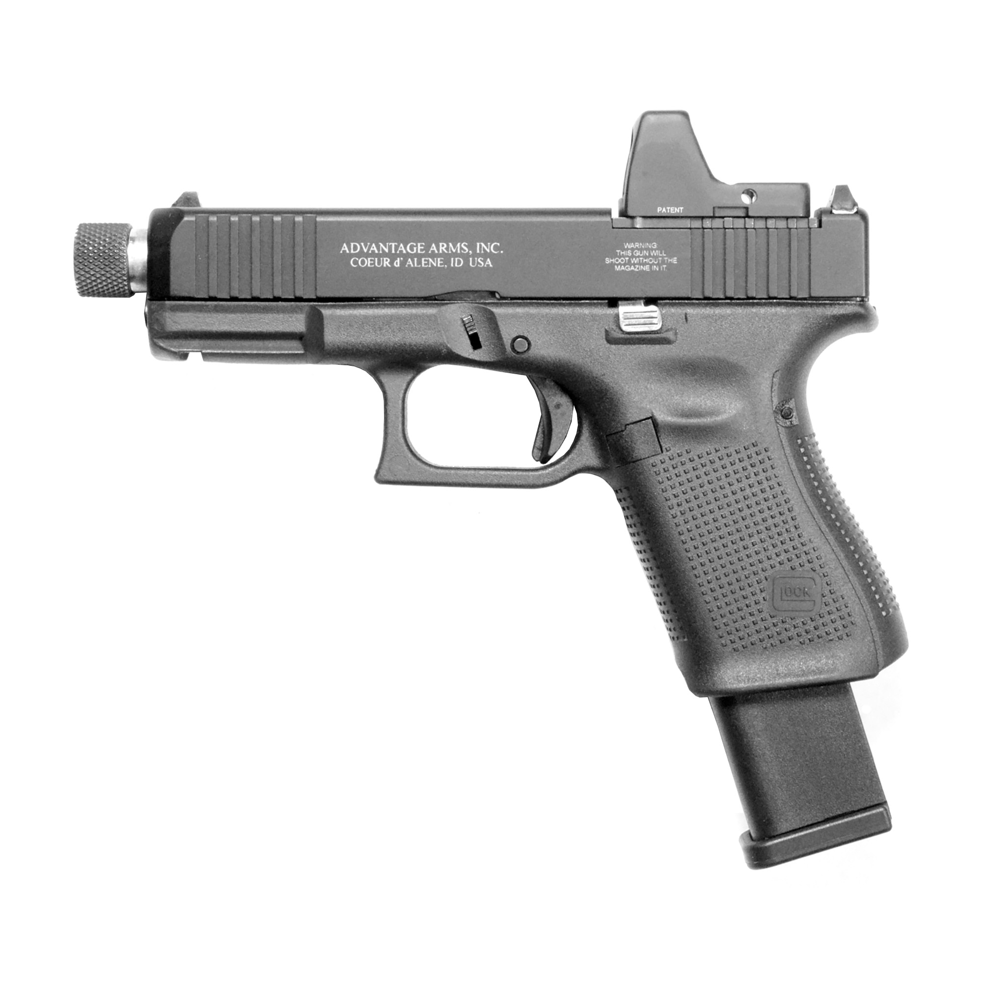 Advanced Armament .22LR Optics Ready Conversion Kit, 4.02" Barrel, for Glock 19,23 - AAC1923G5MOD - Advanced Armament