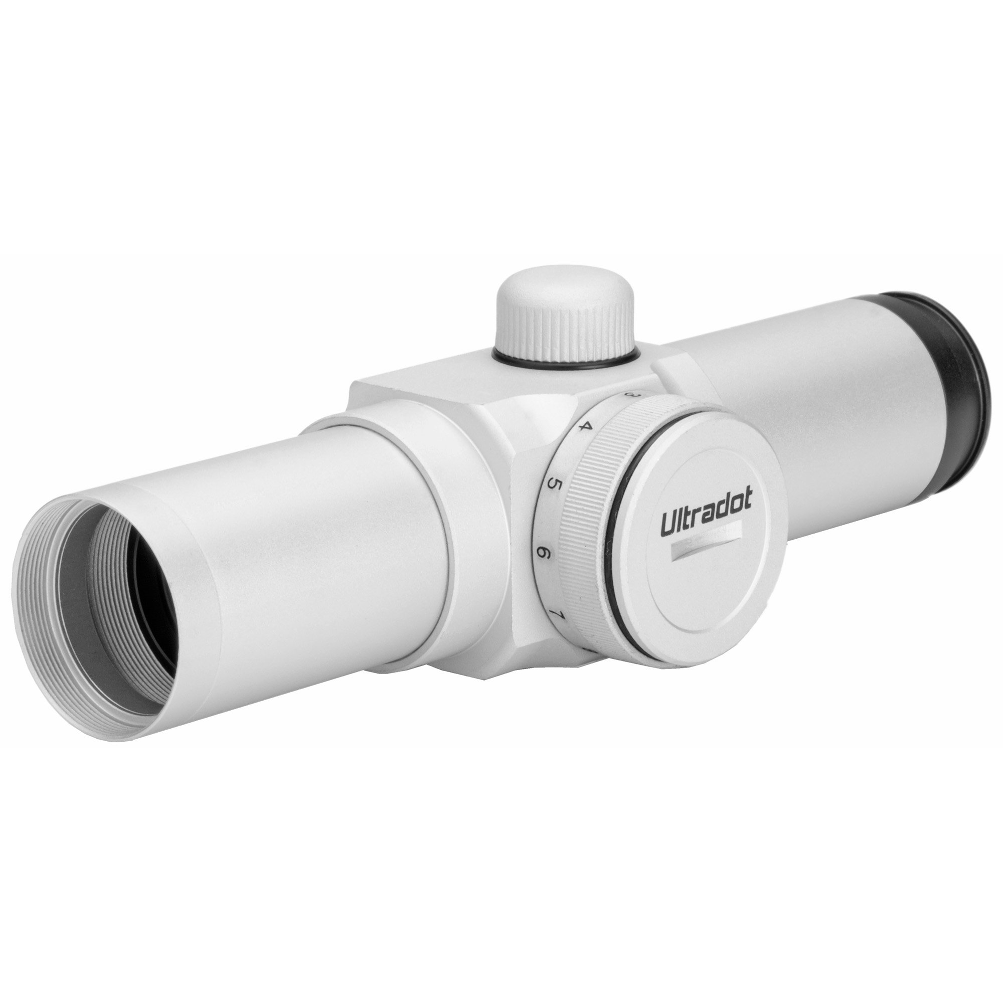 Ultradot Ultradot, Red Dot, Gen 2, 2MOA Dot, 25mm Objective, 1" Tube, Silver Color, Satin Finish - Ultradot