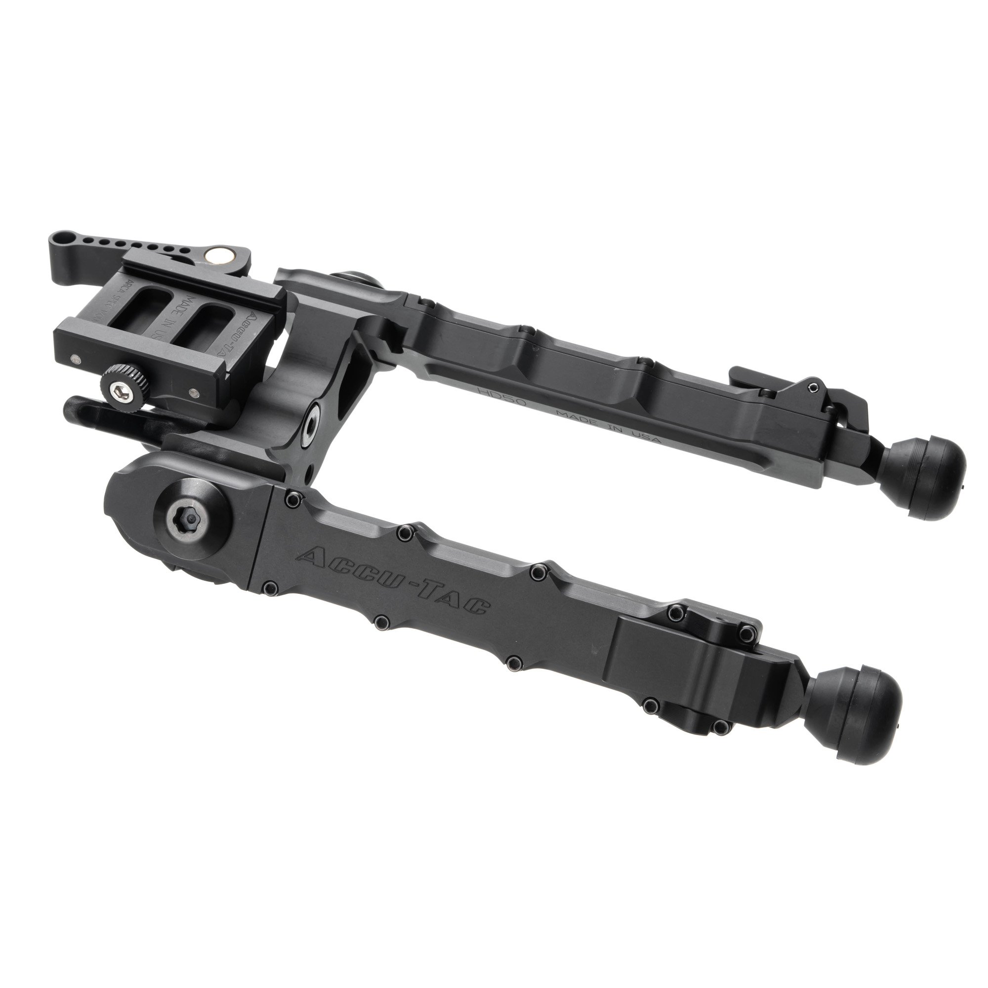 Accu-Tac HD-50, Bipod, Black - HD50ASQD - Accu-Tac