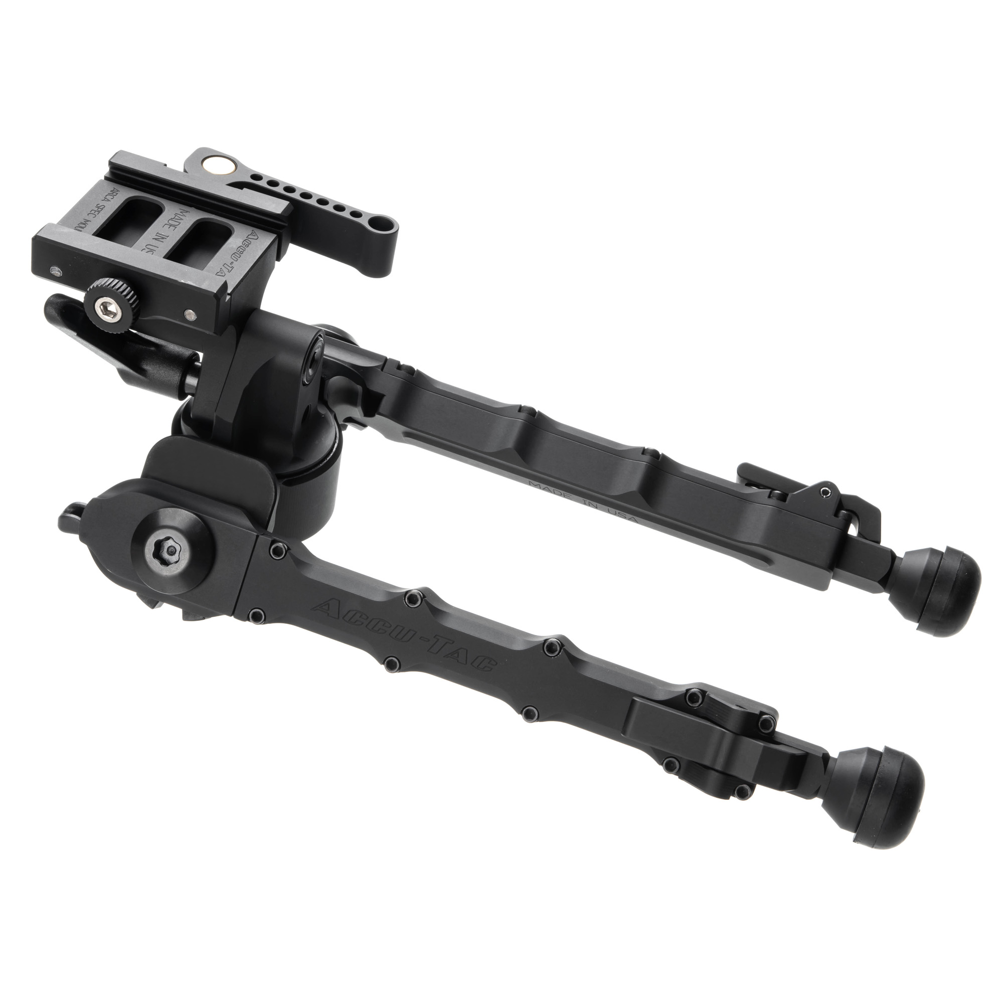 Accu-Tac PC-5 Bipod, Black - PCASQD0500 - Accu-Tac