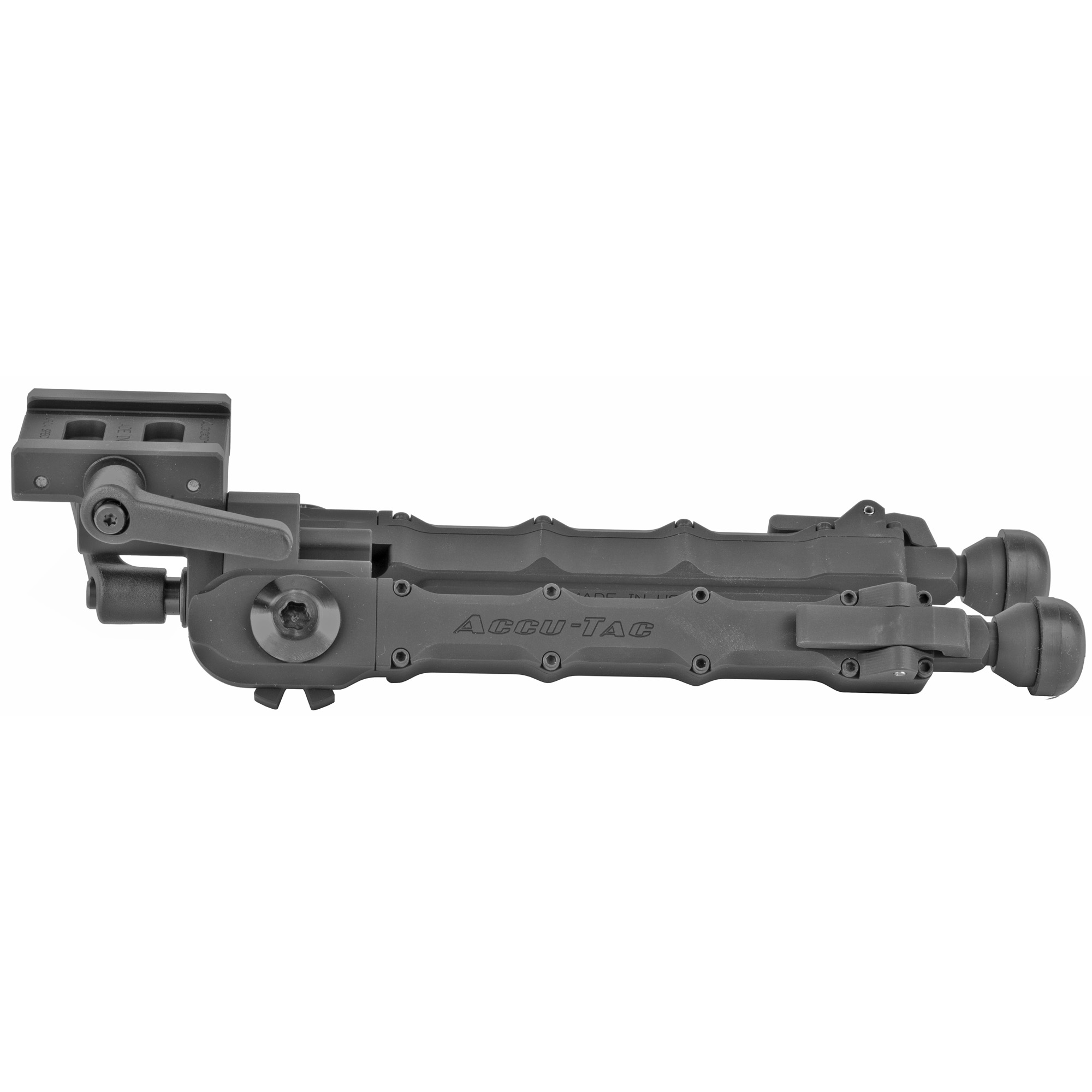 Accu-Tac SR-5 G2 Arca Spec Bipod, Anodized Finish, Black Color, Arca Swiss Rail - Accu-Tac