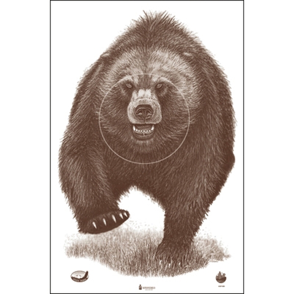 Action Target Alaska State Parks Bear Target, Brown - Action Target