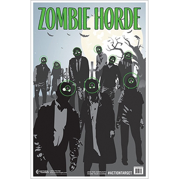 Action Target Zombie Horde Target - Action Target