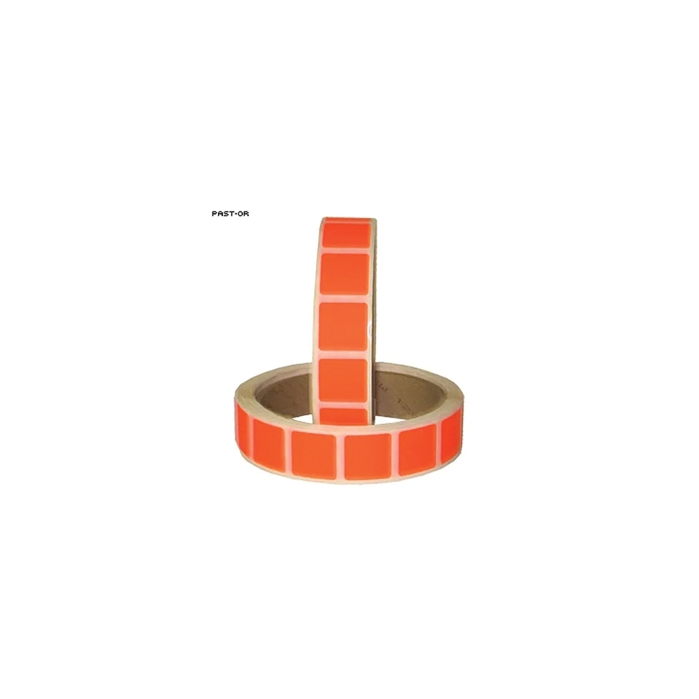 Action Target Square Self-Adhesive Target Paster, Orange - Action Target