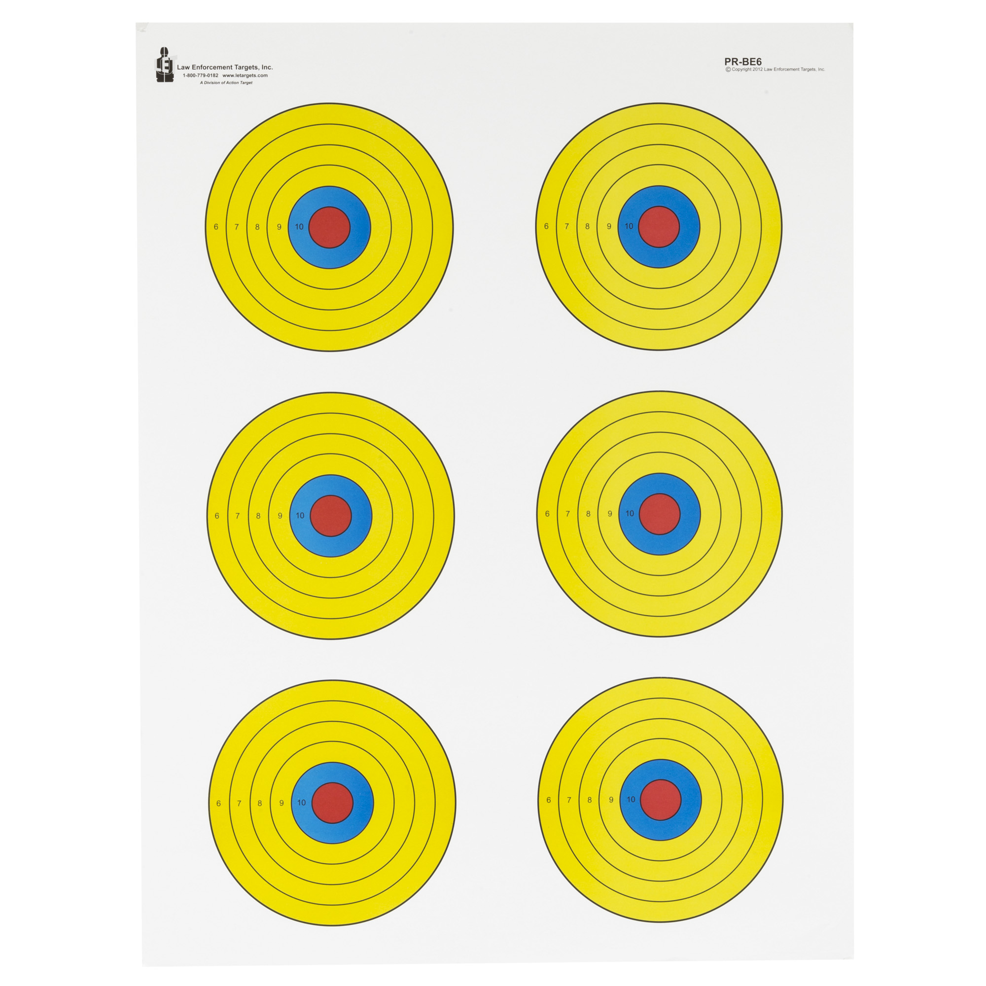 Action Target High Visibility Target - PR-BE6-100 - Action Target
