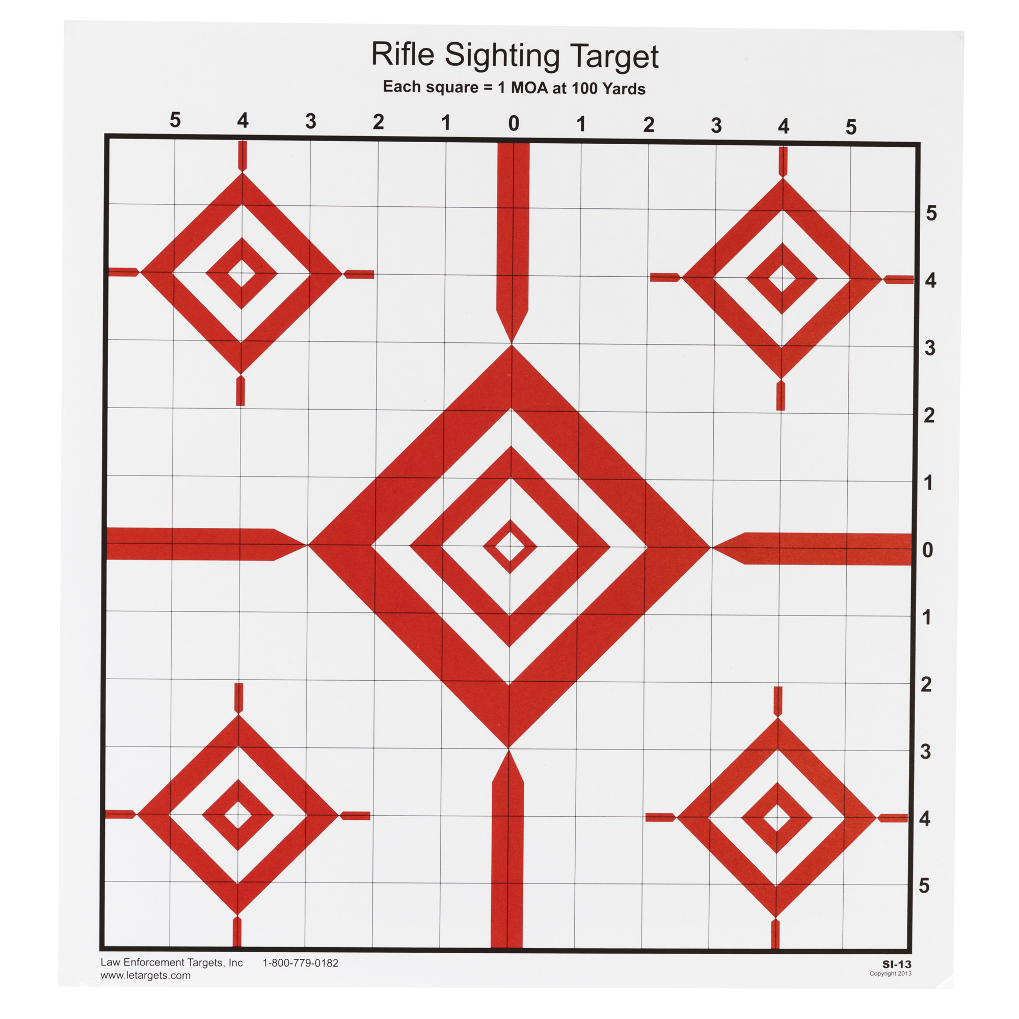 Action Target Rifle Sighting Target SI-13-100 - Action Target