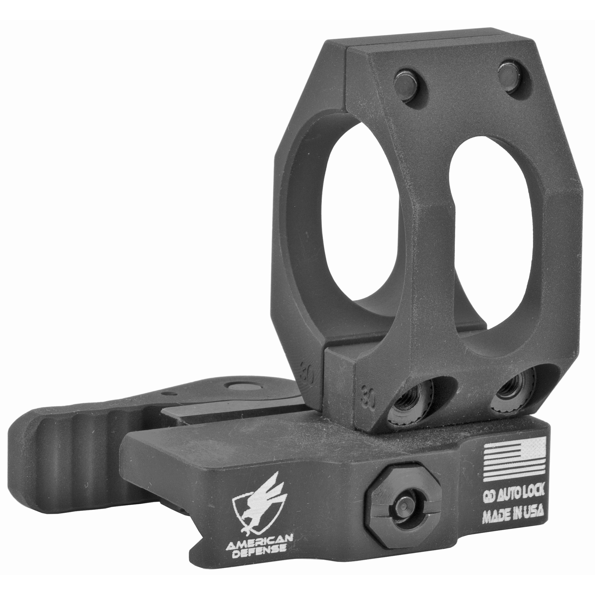 American Defense AD-68H Mount, Quick Detach, fits Aimpoint M68/CompM2/Pro, Low, Black
