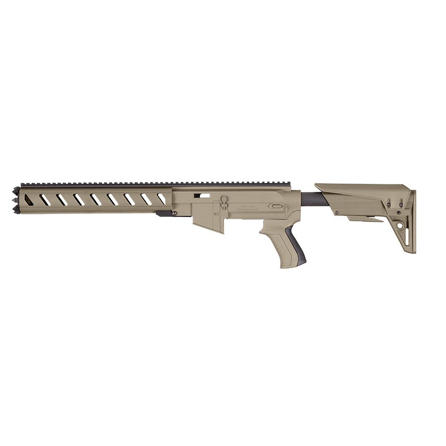 ATI AR-22 Gen 2 Stock Conversion Kit Fits Ruger 10/22, Flat Dark Earth - Ati