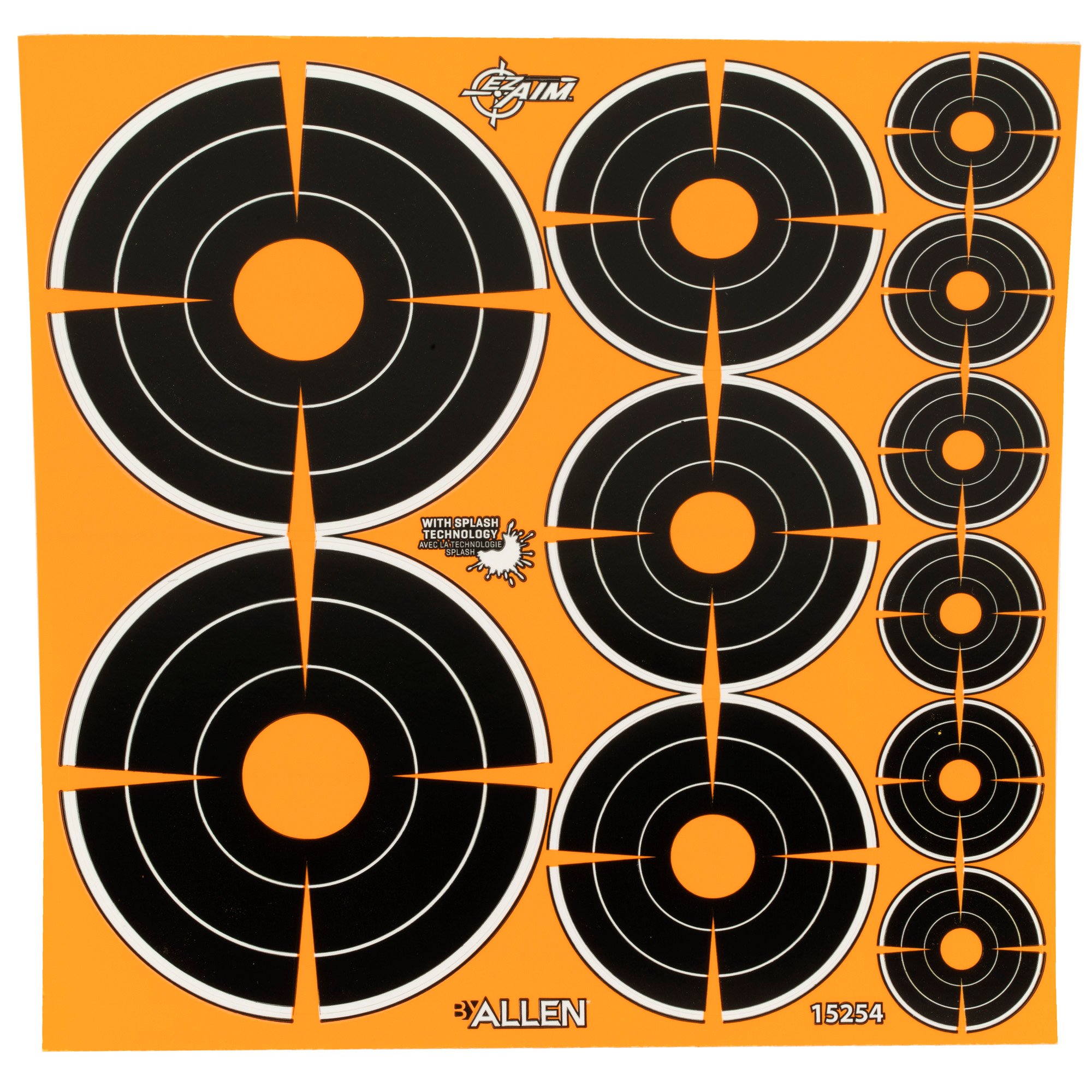 Allen EZ AIM Adhesive Paper Target - 15254