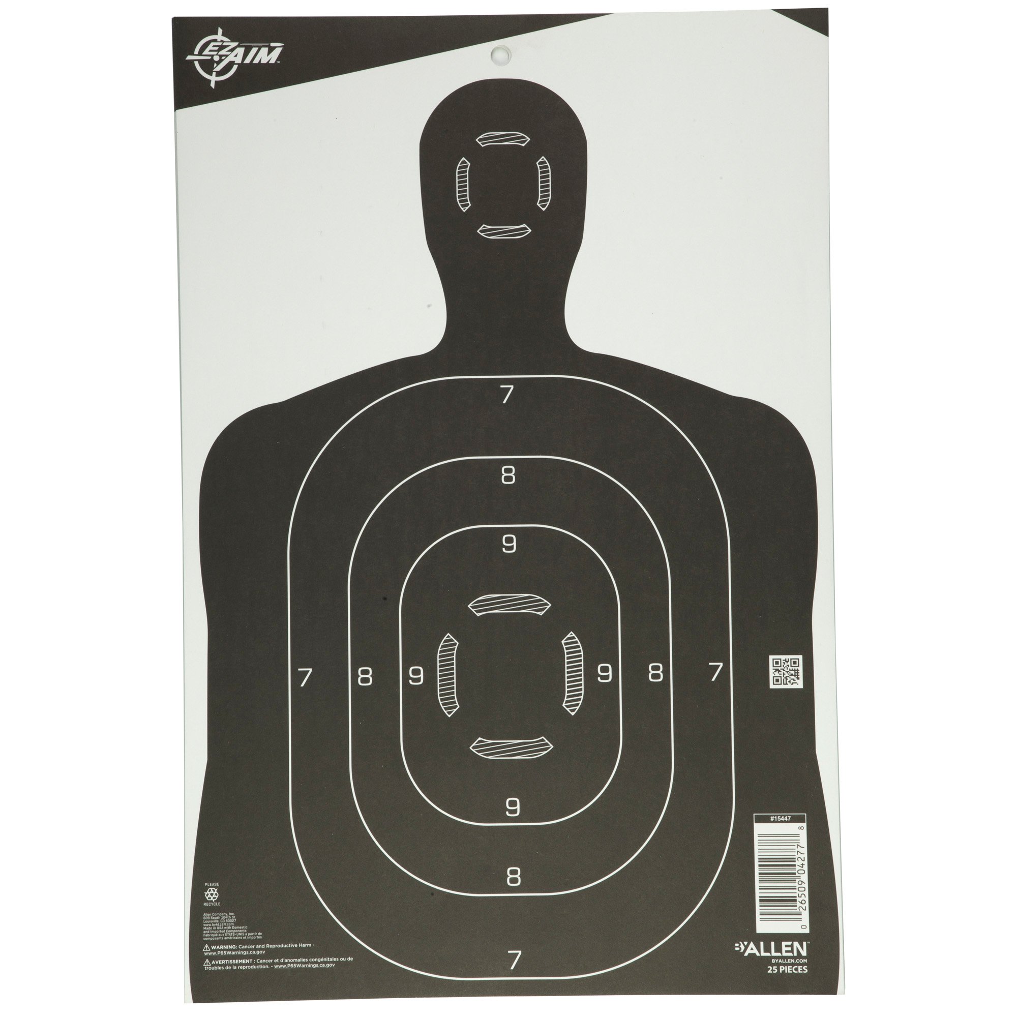 Allen EZ AIM Adhesive Paper Target - 15447