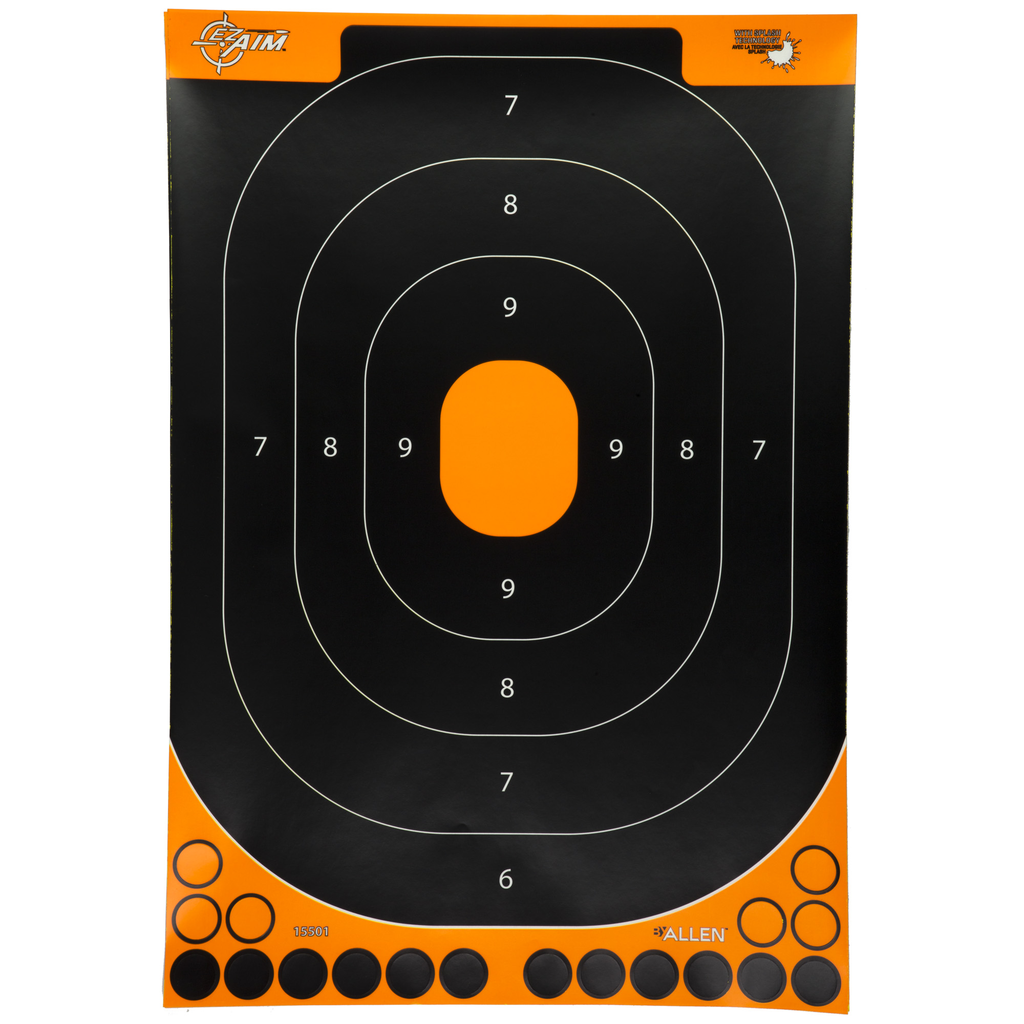 Allen EZ AIM Adhesive Paper Target - 1550125 - Allen