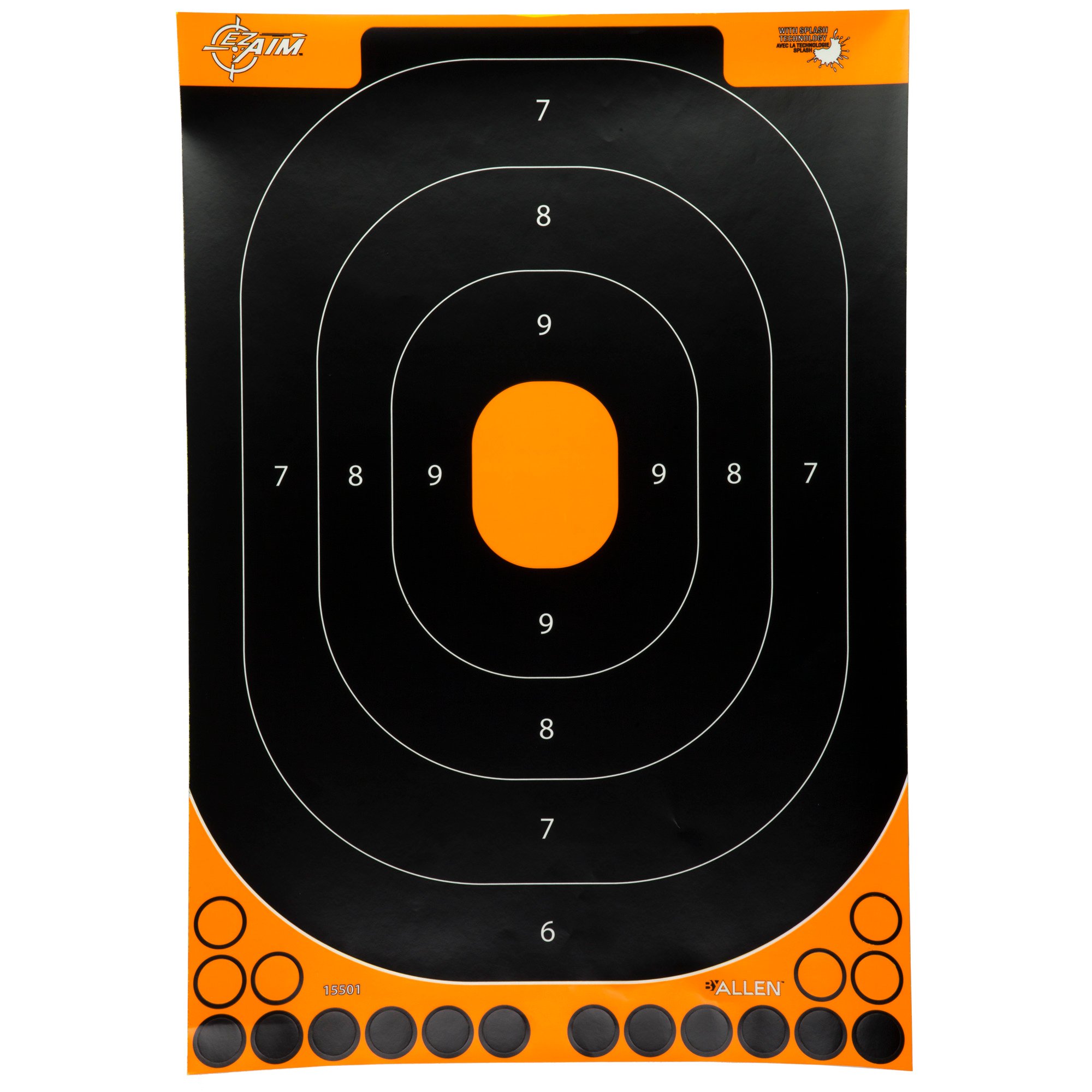 Allen EZ AIM Adhesive Paper Target - 15501 - Allen