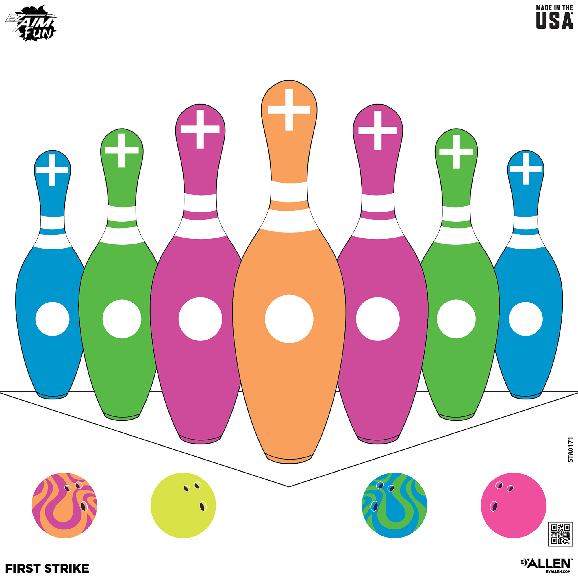Allen EZ Aim Paper Target, 6" - 15640