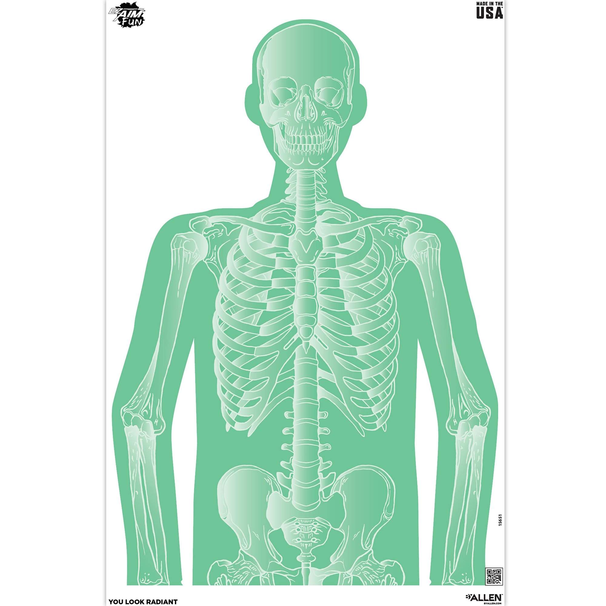 Allen EZ Aim Paper Target, 12"X12" - 15651 - Allen