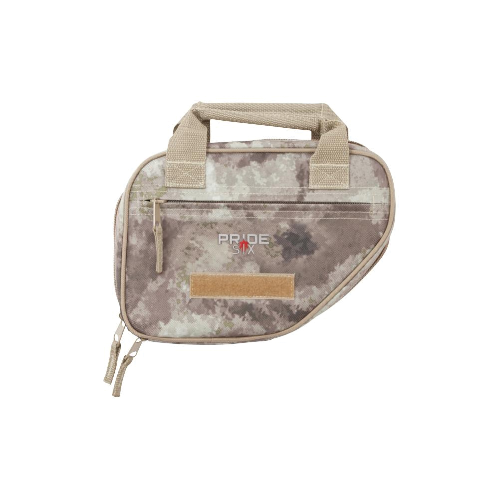 Tac-Six 10" Battalion Single Pistol Case, Tan/TACS AU Camouflage - Tac-Six