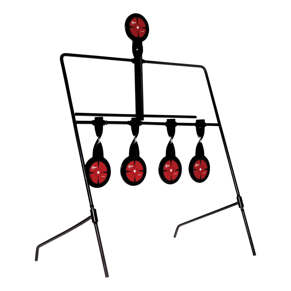 EZ Aim Deflector Spinner Target System, Black/Red - Ez Aim
