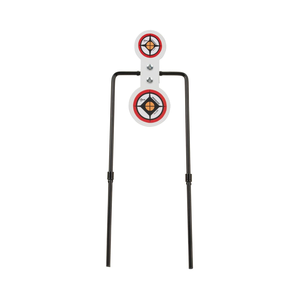 EZ Aim Hardrock AR500 Spinner Target Stand, White/Red/Black - Ez Aim
