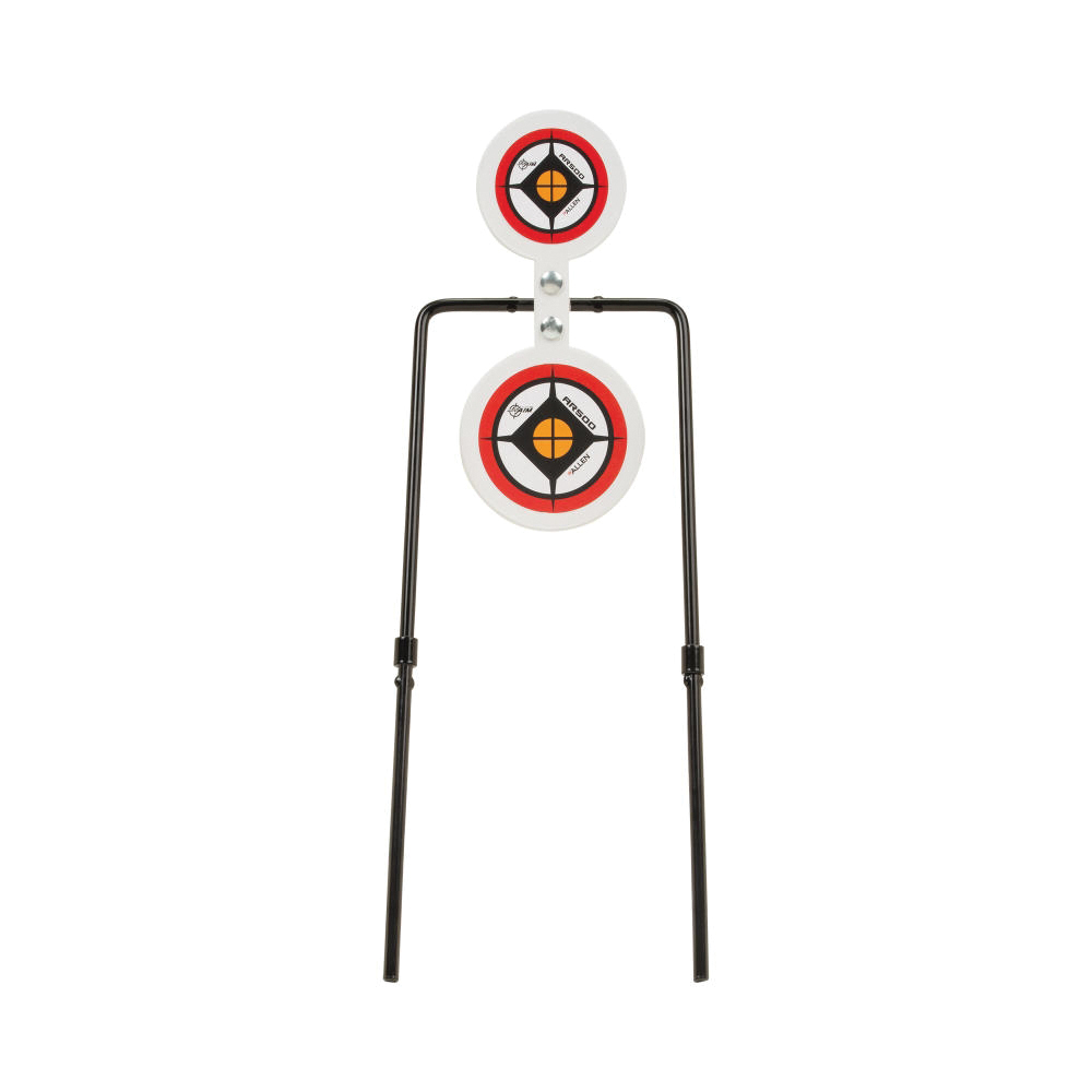 EZ Aim Hardrock AR500 Spinner Target Kit, White/Red/Black - Ez Aim