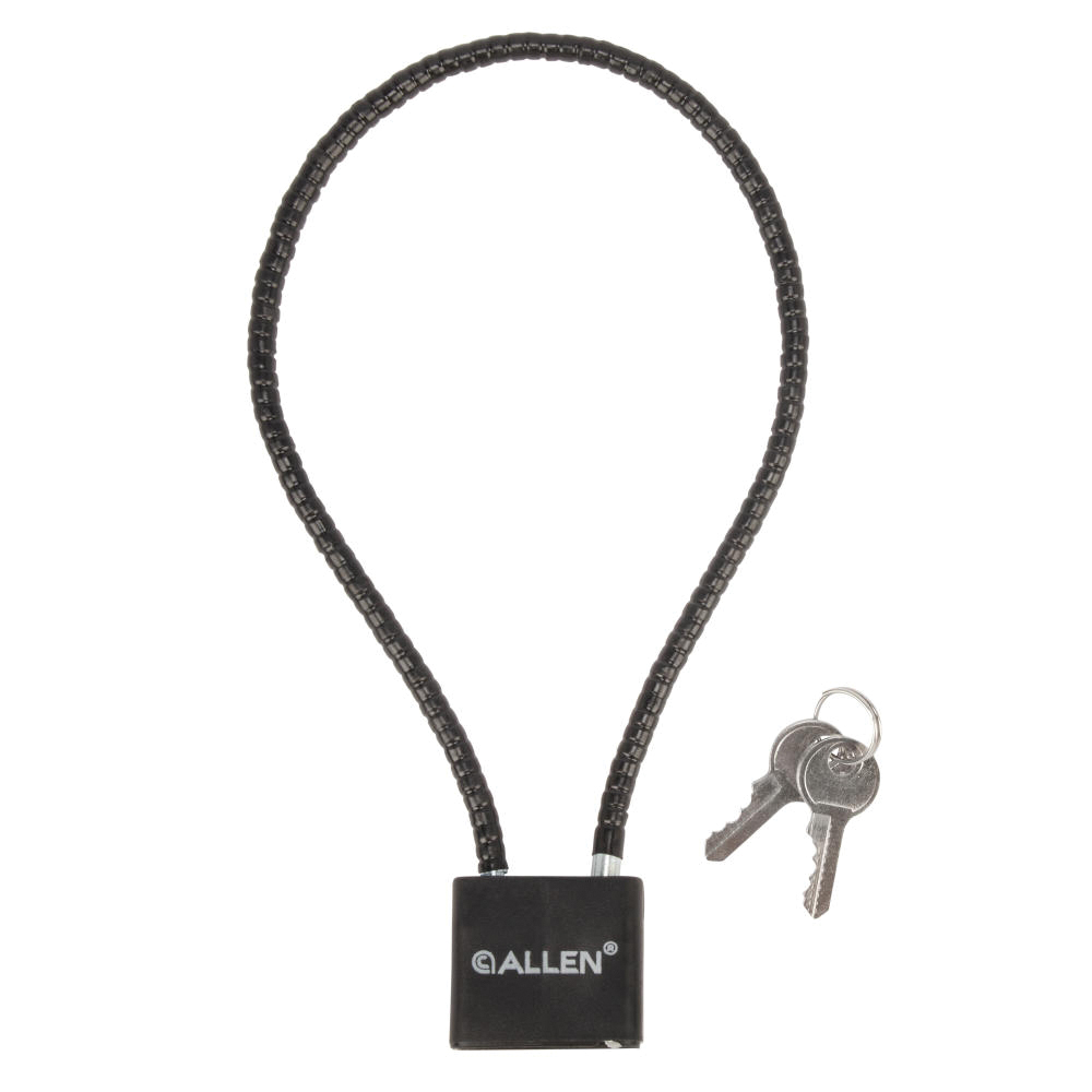 Allen 15" x 1.50" x 1" Cable Lock, Black - Allen