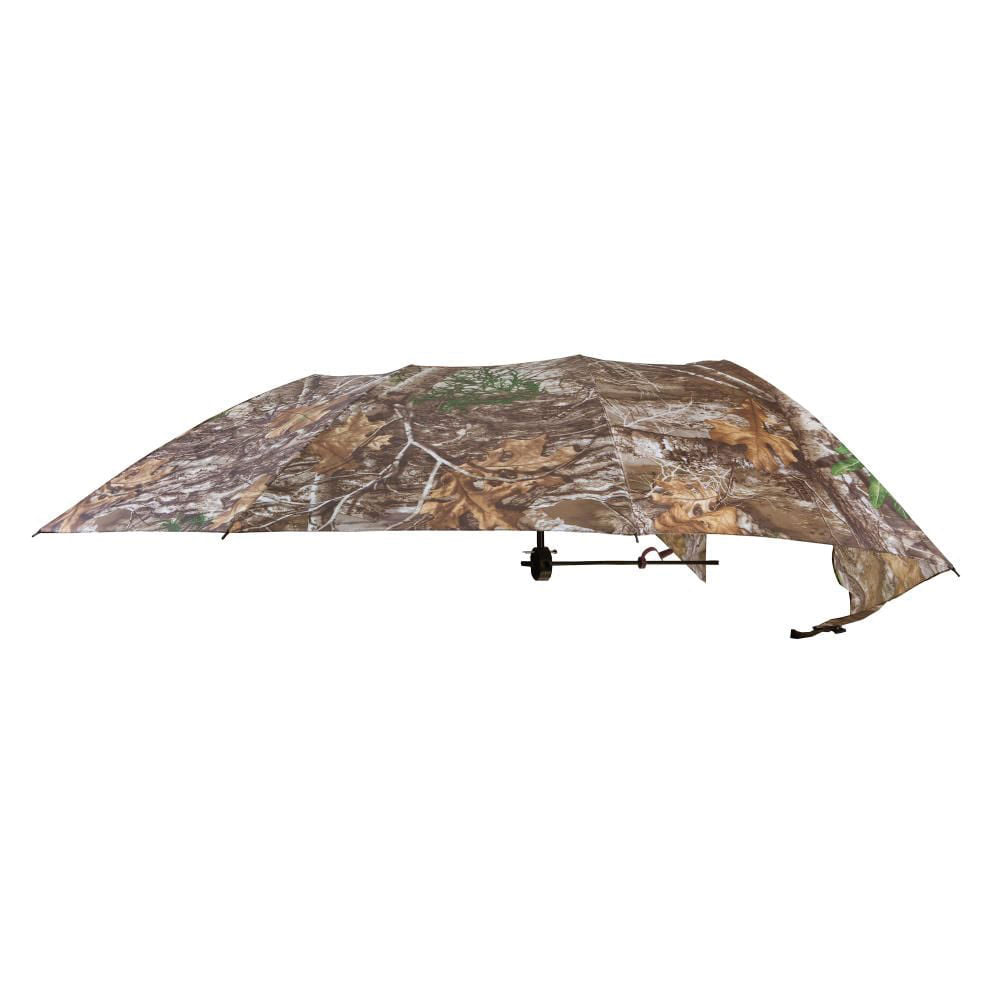 Vanish 58" x 57" x 15" Instant Roof Tree Stand Umbrella, Black/Realtree Edge Camouflage - Vanish
