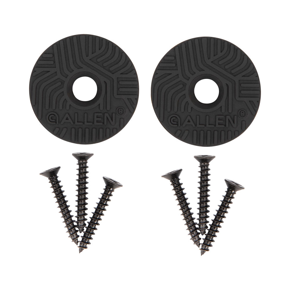 Allen 1.25" x 1.25" x 0.50" 25 lb 2-Piece Disc Gun and Tool Magnet Set, Black - Allen