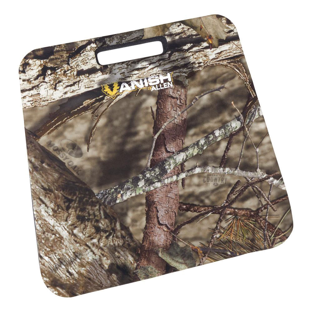 Vanish 14" x 13" x 1" Foam Cushion, Black/Mossy Oak Break-Up Country Camouflage - Vanish
