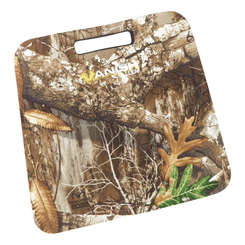Vanish 14" x 13" x 1" Foam Cushion, Black/Realtree Edge Camouflage - Vanish