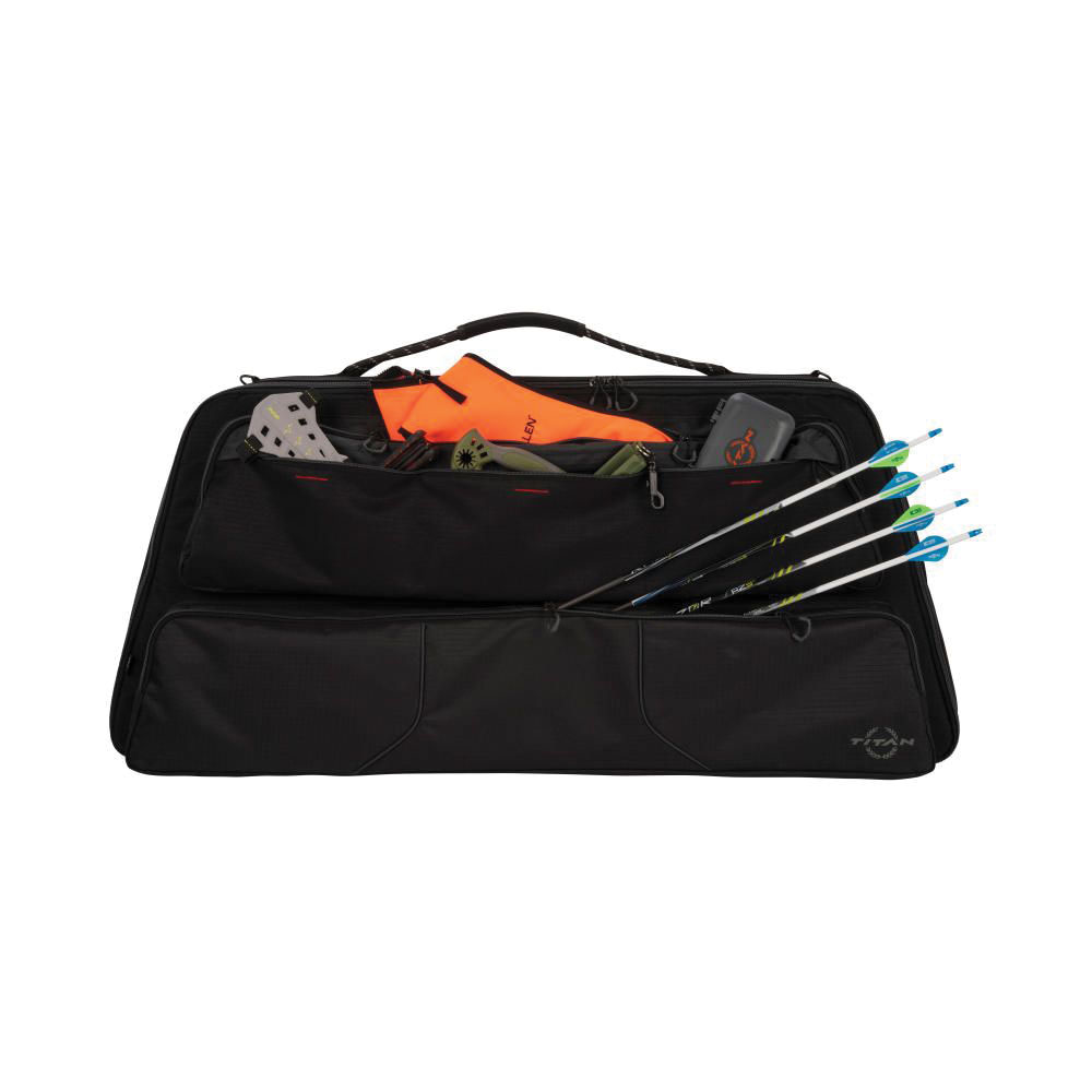 Titan Larkspur 42" x 18.50" x 6" Compound Bow Case, Black