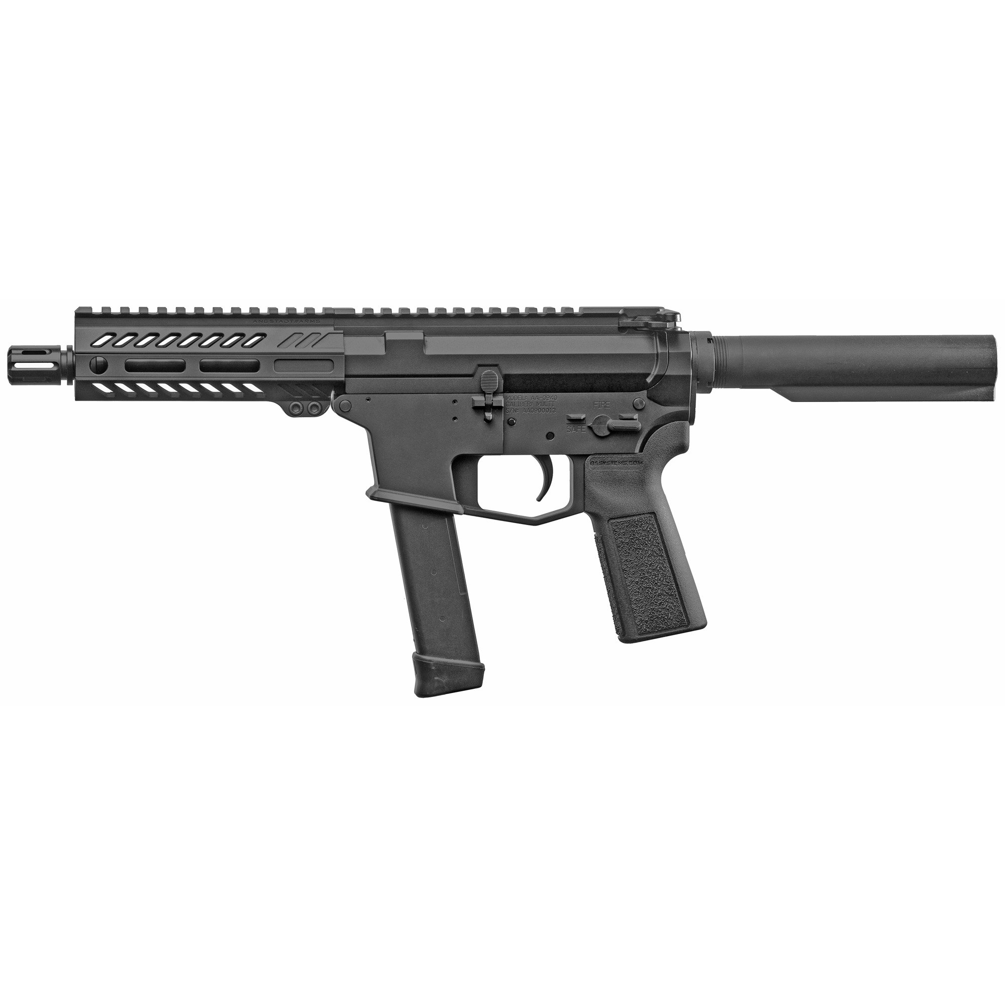 Angstadt Arms 9mm AR Pistol with 6" Barrel, Black - AAUDP09P06 - Angstadt Arms