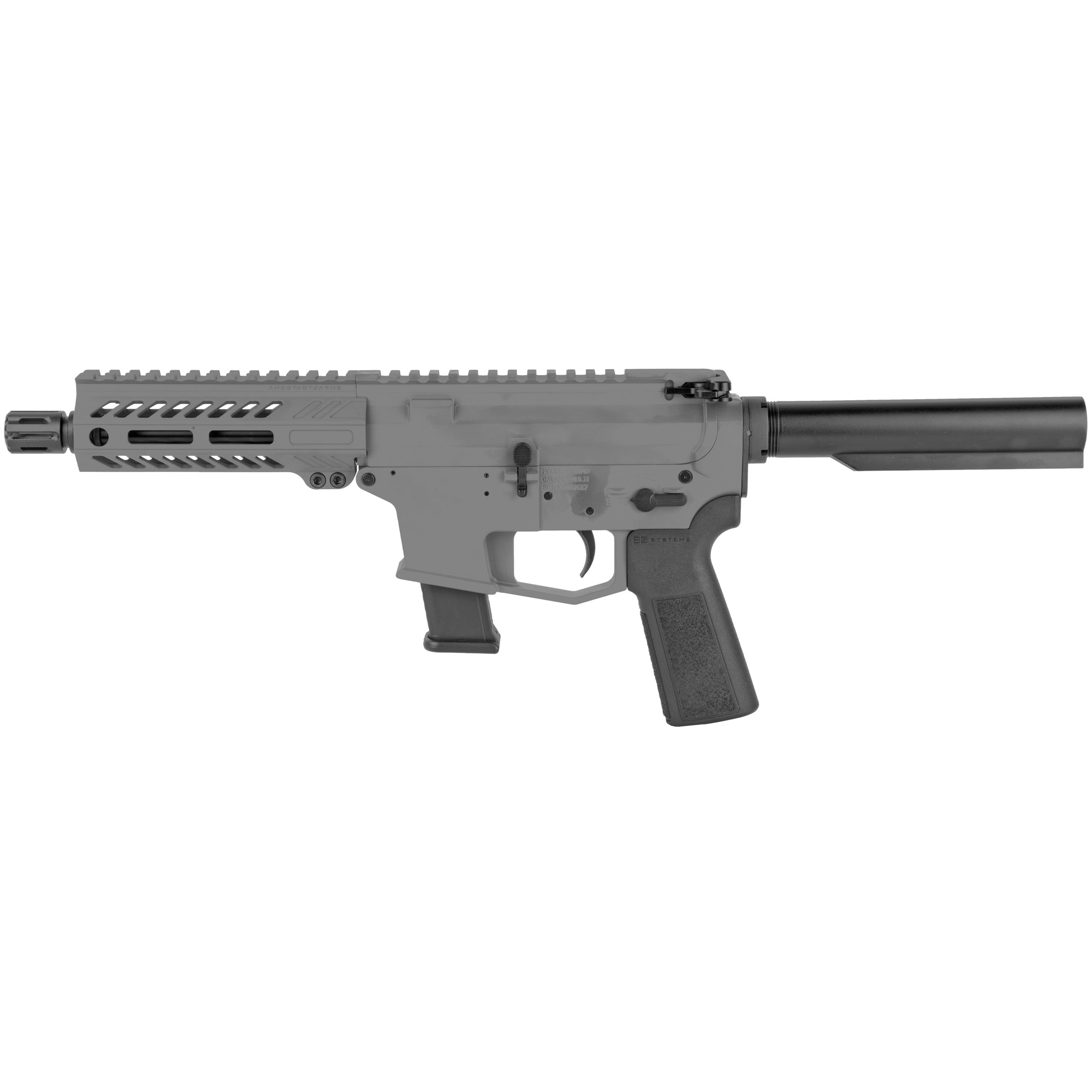 Angstadt Arms 9mm AR Pistol with 6" Barrel, Gray - AAUDP09PG6 - Angstadt Arms