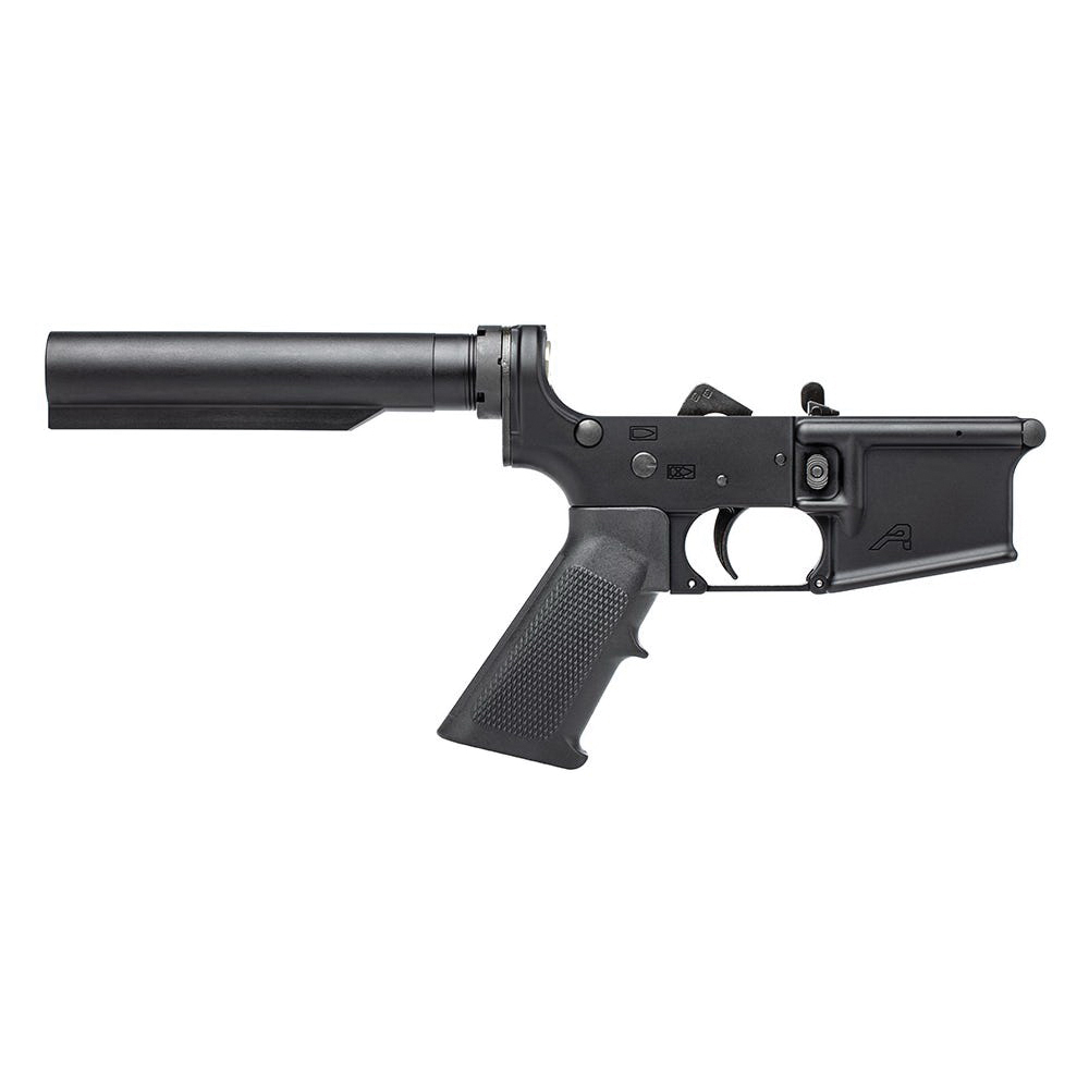 Aero Precision Carbine Complete Lower w/A2 Grip, Black - Aero Precision