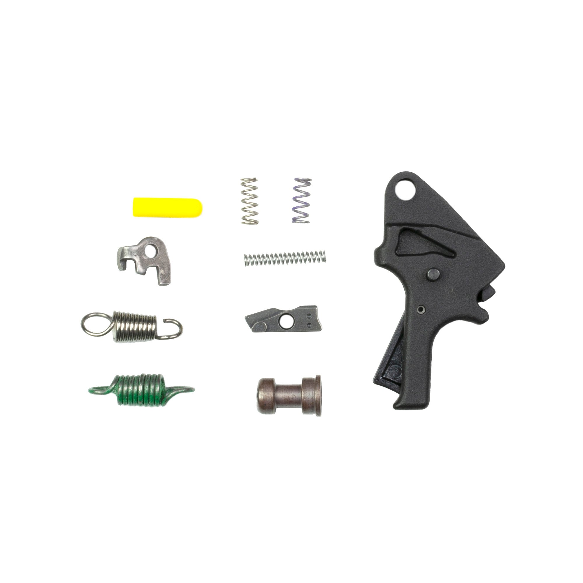 Apex Tactical Specialties Flat-Faced forward Set Sear & Trigger Kit Polymer , Trigger, Black - Apex