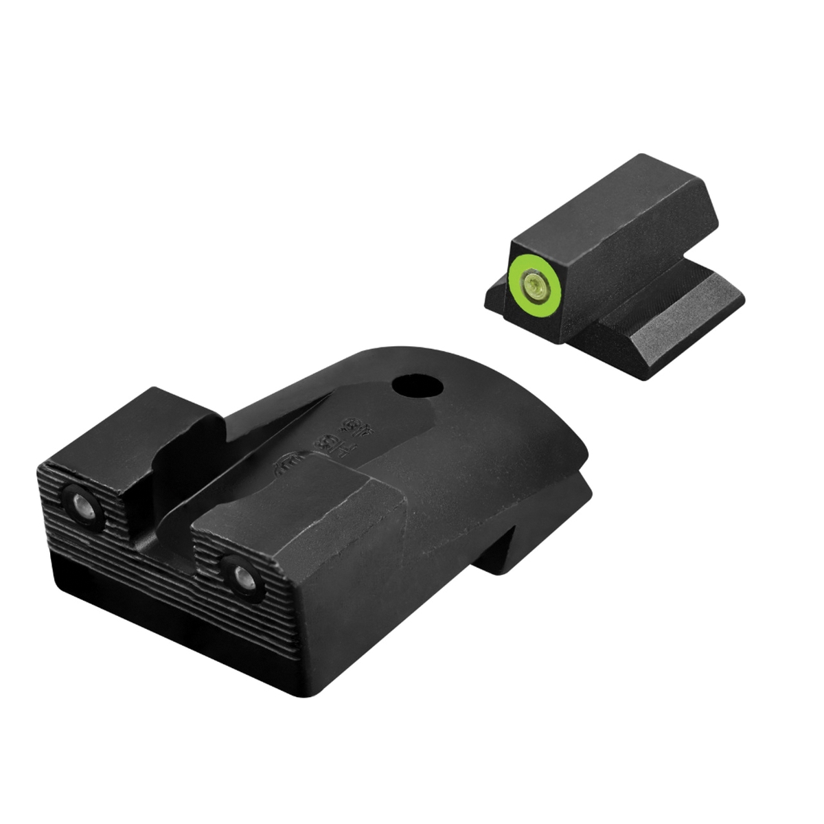 XS Sights R3D 2.0 Night Sight Set Front/Rear, Green/Black