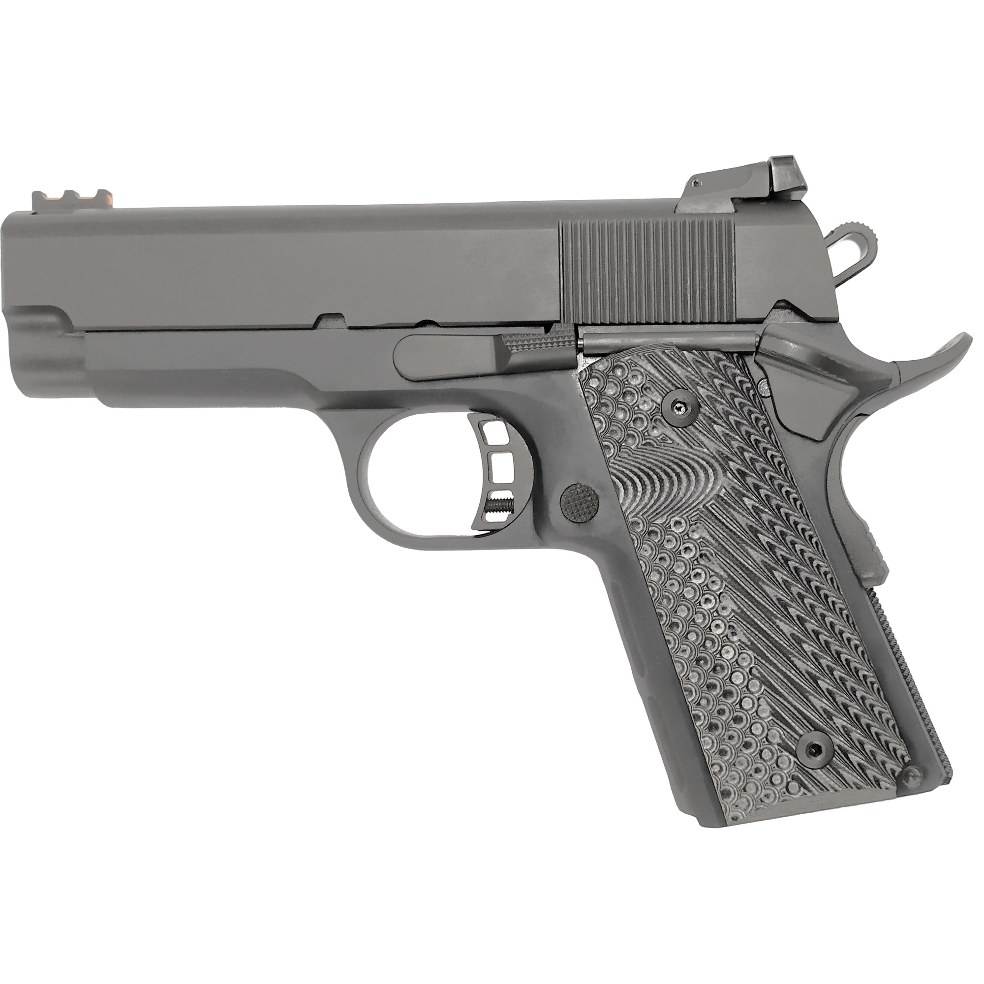 ArmsCor .22 TCM9R 1911 Pistol, 3.6" Barrel, Adjustable Fiber Optic Sights, Black - 56633 - Armscor