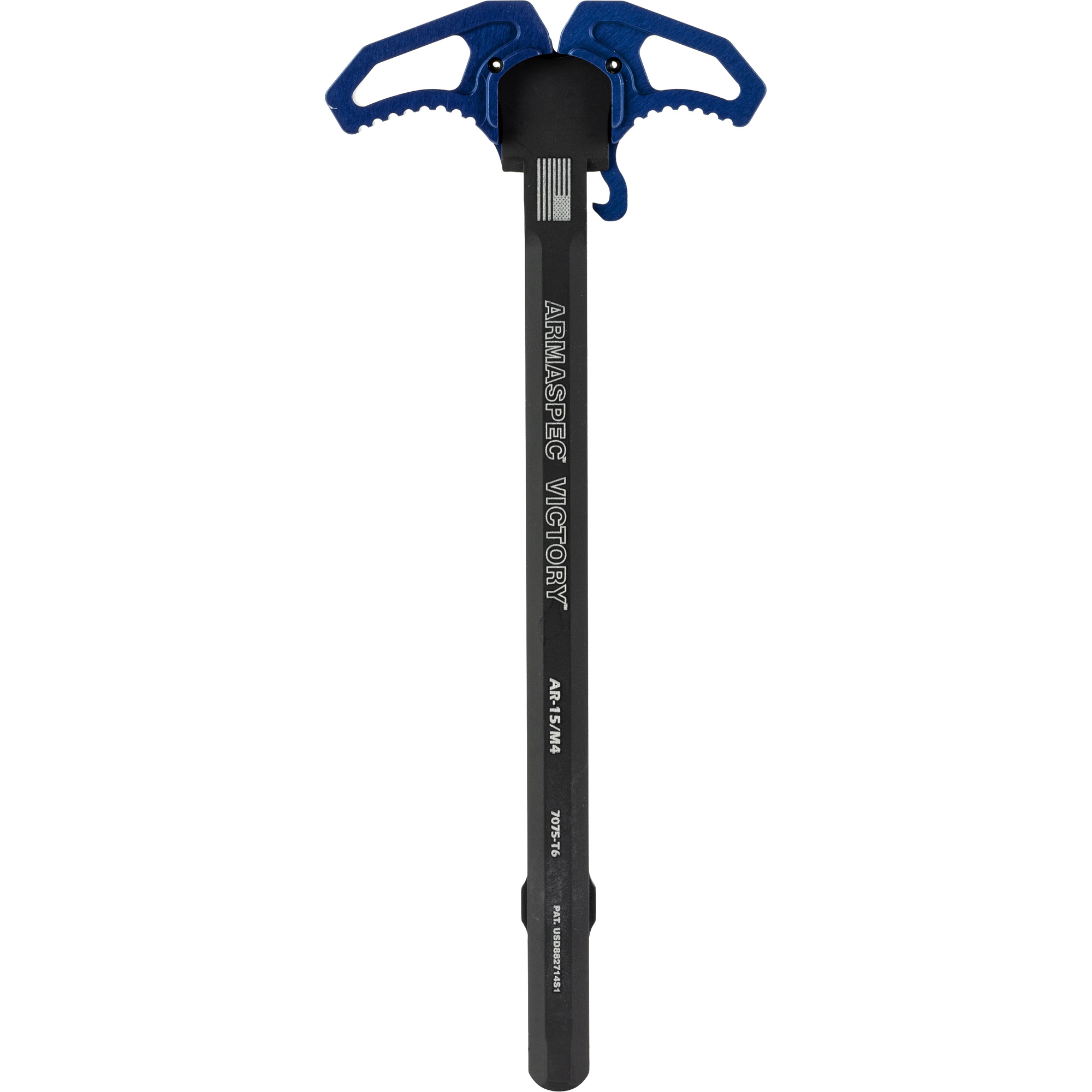Armaspec Victory, AR-15 Charging Handle, Ambidextrous, Blue - Armaspec